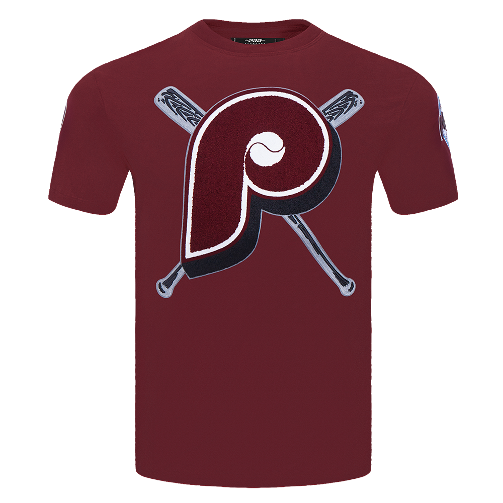 Pro Standard Men's MLB Philadelphia Phillies Retro Mashup Top -Wine